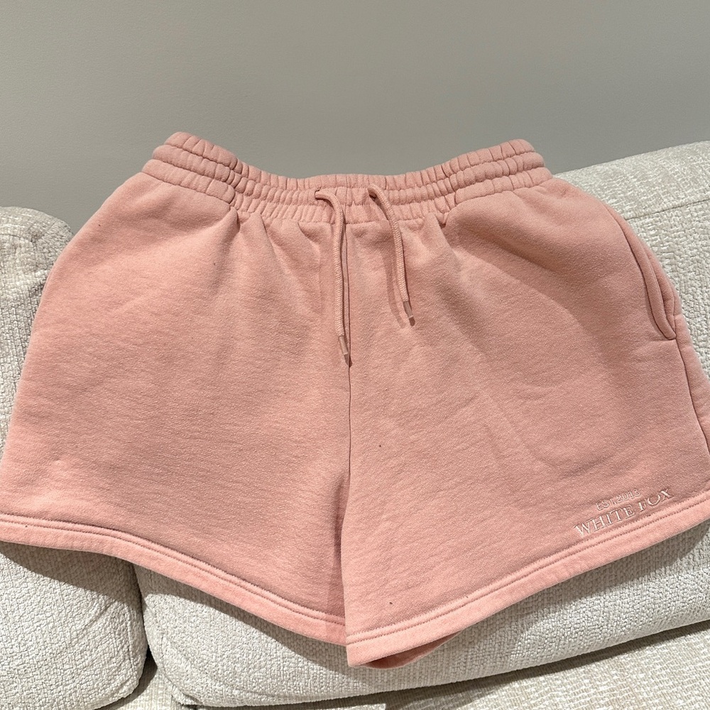 White Fox Boutique Lounge Shorts Pink